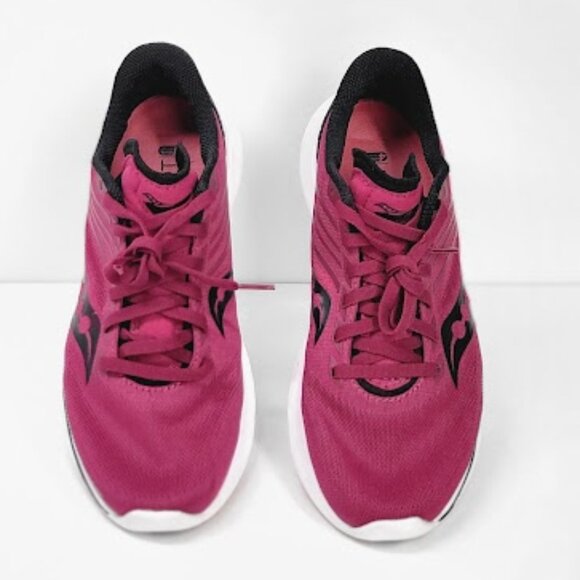 SAUCONY Kinvara 12 Women’s Running Shoes Size 8 Cherry silver Size 8 EUC - Picture 2 of 9